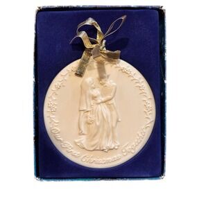 Roman Millenium Collection Our First Christmas  Bride Groom Wedding Ornament1995